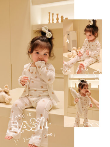 minirose2026秋上新女童宝宝百搭休闲套装三件套