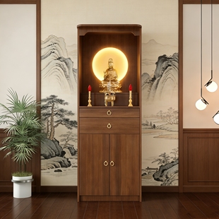 佛龛柜供桌神台神龛财神爷柜子家用现代轻奢小型佛台佛柜高端立柜