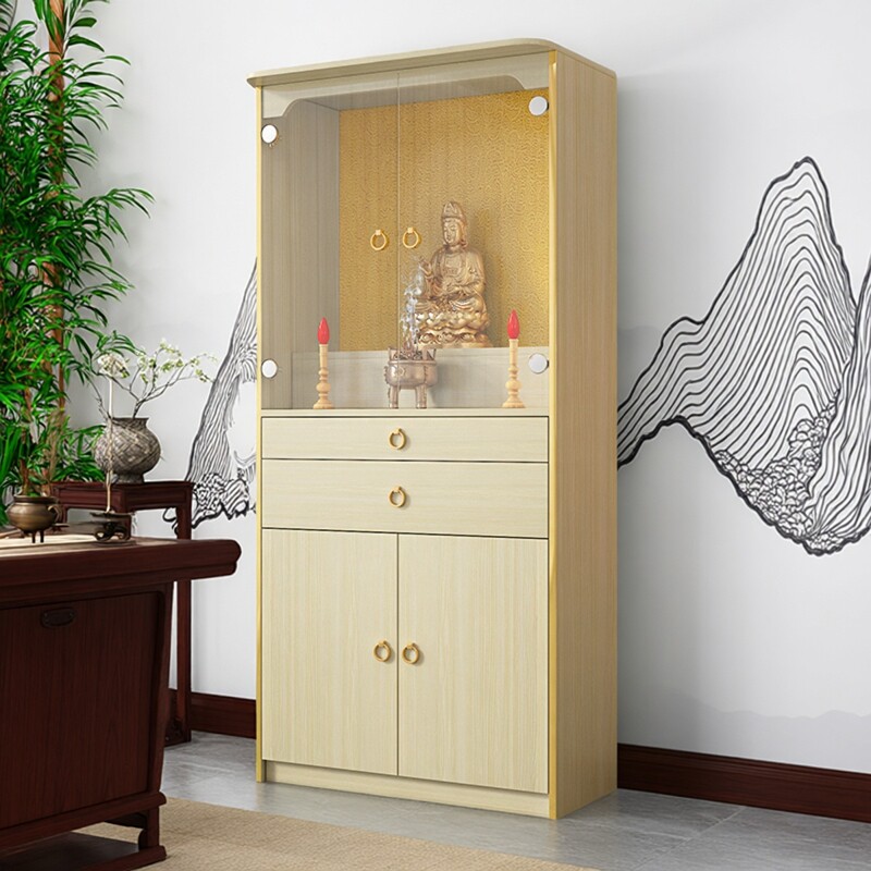 实木佛龛新中式神柜家用贡台财神爷柜子观音佛像供奉桌菩萨摆放柜