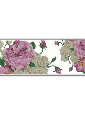 精准印花正品DMC十字绣套件客厅卧室花卉现代简约紫色牡丹花