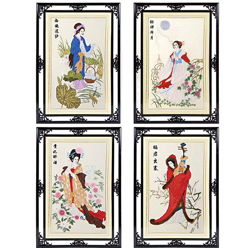 印花正品十字绣贵妃貂蝉DMC客厅