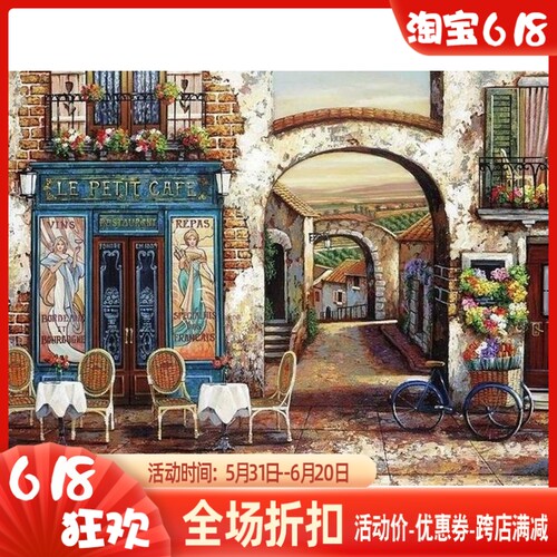 印花法国套件名画风十字绣