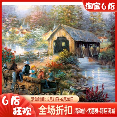 精准印花法国正品十字绣套件DMC