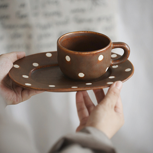 小号马克杯抹茶咖啡拿铁拉花原创个性餐具碗盘碟套装送女友闺蜜礼