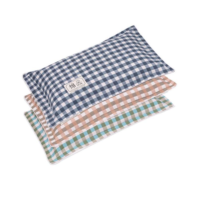 老粗布全荞麦壳枕头荞麦皮枕芯荞麦枕套成人单人宿舍硬高枕颈椎枕