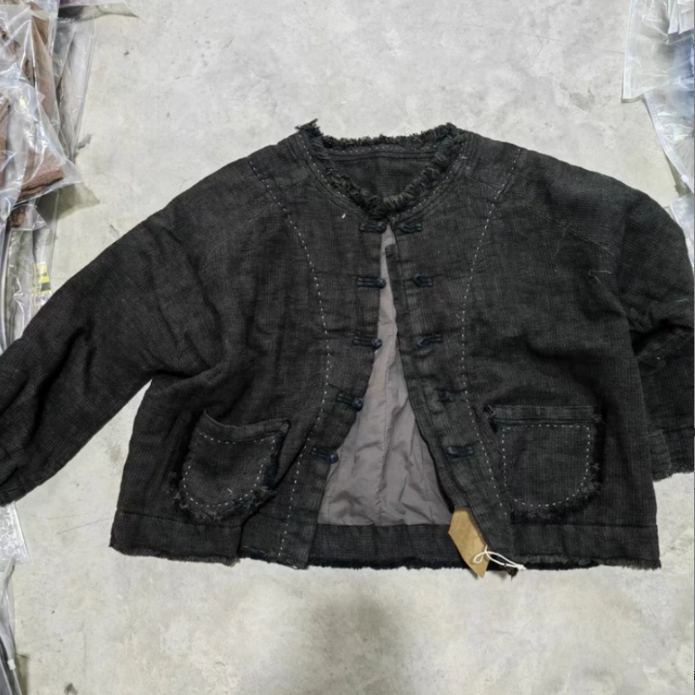 素年未央原创棉文艺复古宽松棉衣