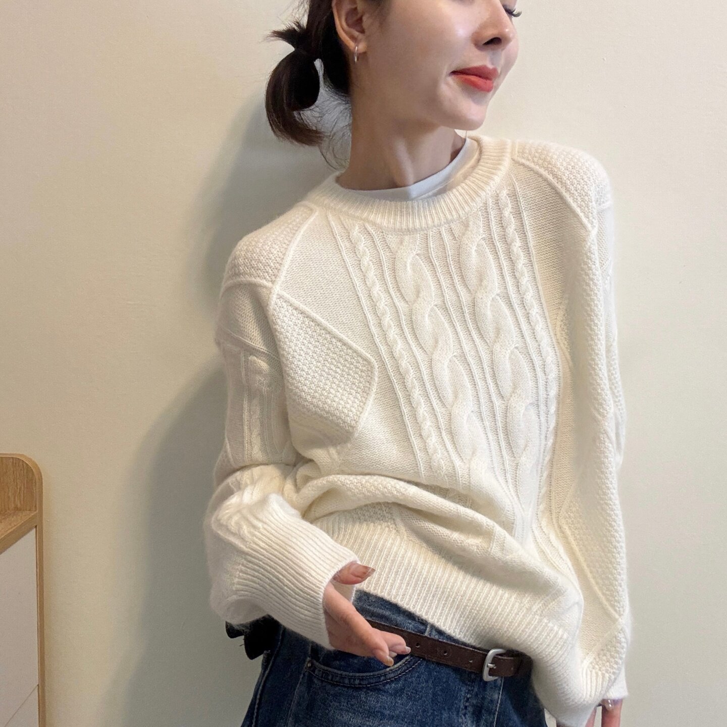 欧洲站2026新款羊毛套头毛衣女