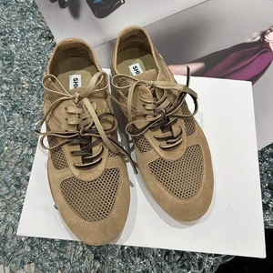 诗歌兰真皮网面女德训鞋透气百搭