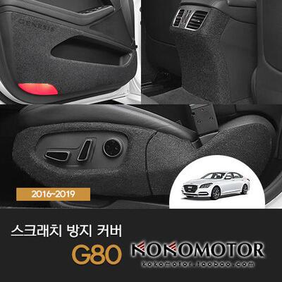 2014~2019 捷恩斯 G80 GENESIS G80室内保护装饰贴防踢垫韩国进口