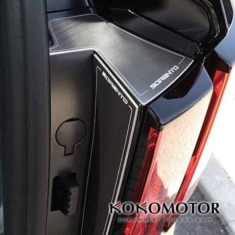 KIA SORENTO MQ4 起亚索兰托 专用铝合金尾灯装饰罩 韩国进口