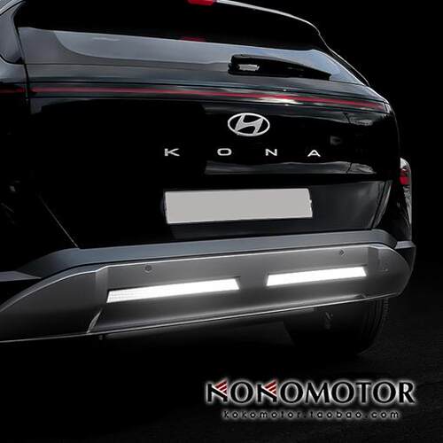 2023-HYUNDAI KONA SX2 现代昂希诺 后杠反光警示贴 韩国进口