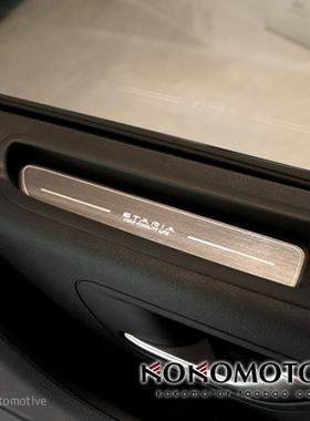 2021~ HYUNDAI STARIA专用 铝合金车门储物盒装饰罩A款  韩国进口