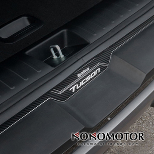 2021现代途胜TUCSON NX4 铝合金碳花纹后备箱外侧装饰板 韩国进口