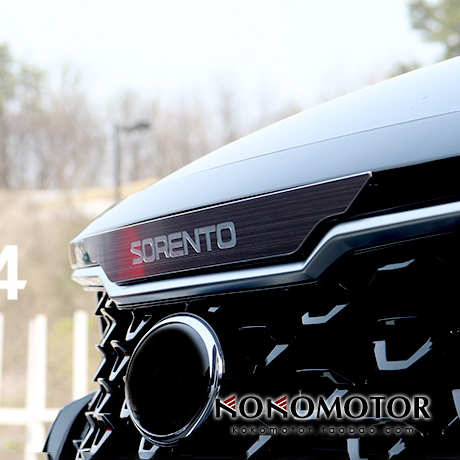 2021起亚索兰托KIA SORENTO MQ4 中网车牌铝合金装饰罩 韩国进口