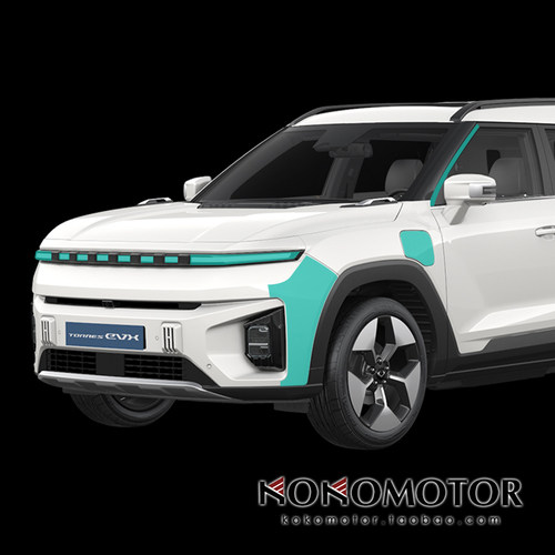 KGM SSANGYONG TORRES EVX 日行灯前杠后杠PPF保护膜车衣韩国进口