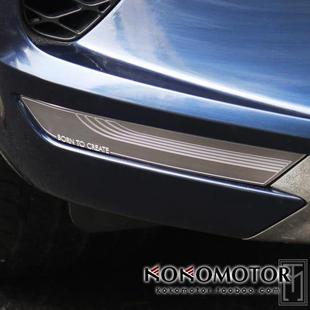 GENESIS GV70 捷尼赛思GV70 铝合金前杠两侧装饰条保护罩韩国进口