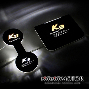 起亚K3 KIA CERATO 专用LED杯架灯内拉手灯 韩国进口