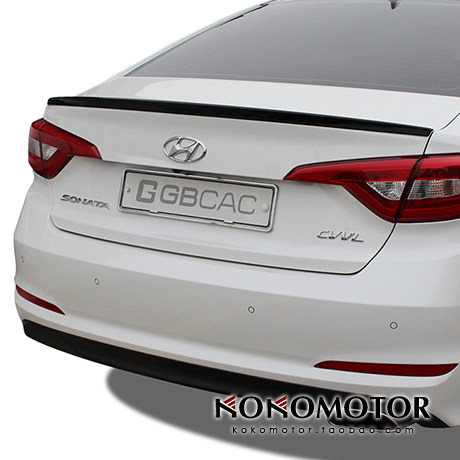 2015-2017 현대 쏘나타 9세대 LF SONATA 블랙 카본 파이버 리어 윙 스포일러 한국에서 수입