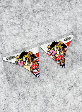 摩托GP车手贴花  MotoGP25 Maverick Aral 镜片侧贴 反光贴 贴纸