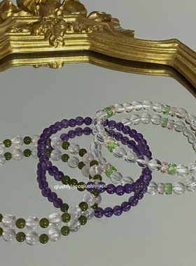 秋十一Acc 新中式水晶手链