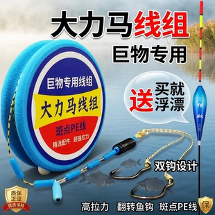立漂免调漂大力马线组绑好双钩成品送浮漂线盒整套配齐挂杆即钓钩