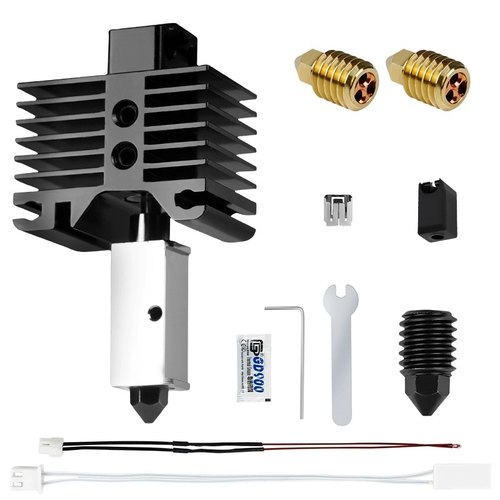 3D打印机配件 Bambu Lab拓竹X1/P1P 硬化钢升级版挤出头热端组件