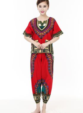 成人非洲鼓表演服非洲鼓演出服