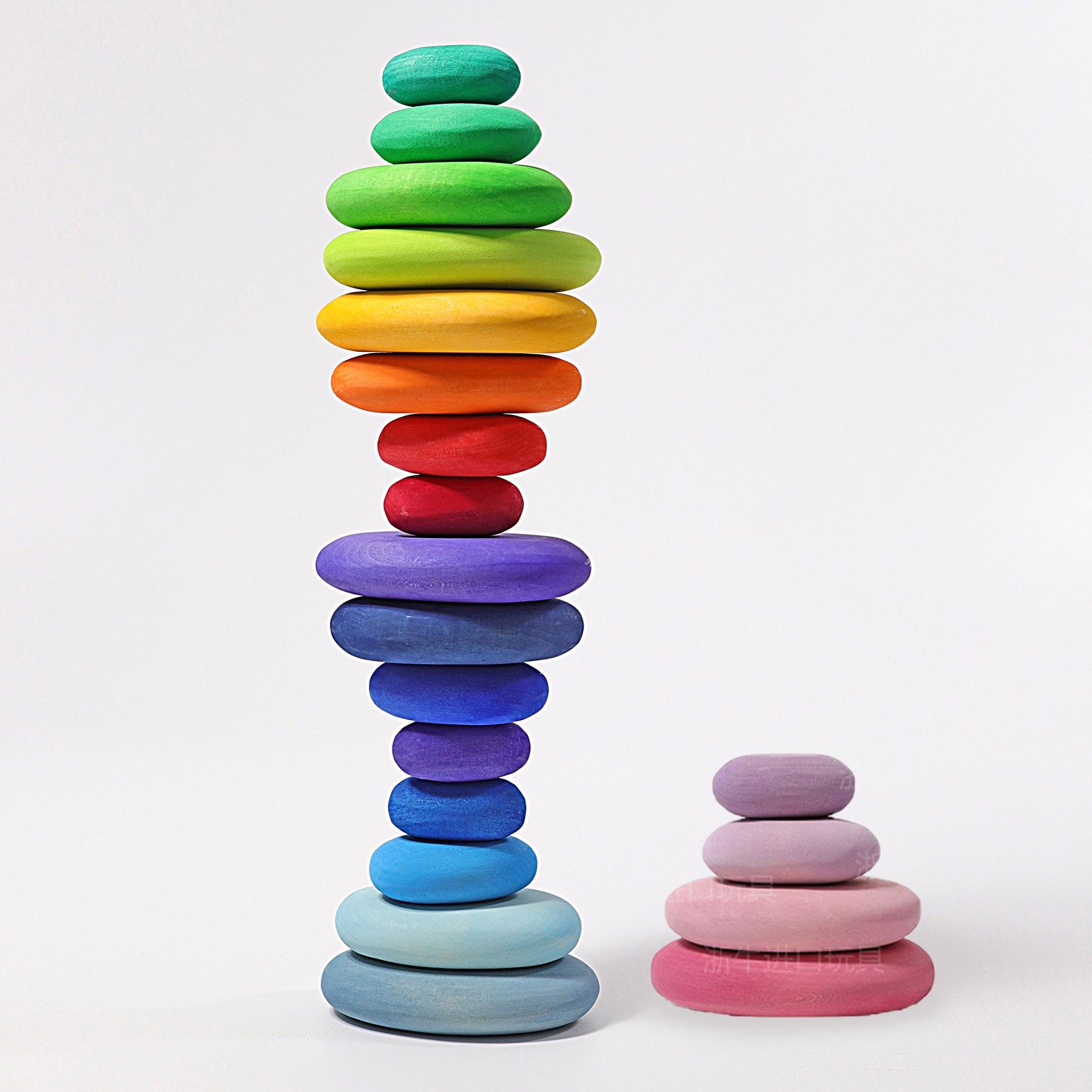 德国Grimm's格林彩虹积木石头叠石彩色梦幻星空鹅卵石儿童玩具3-4,玩具/童车/益智/积木/模型,普通塑料积木,淘宝优惠券,粉丝福利购,淘宝优惠卷