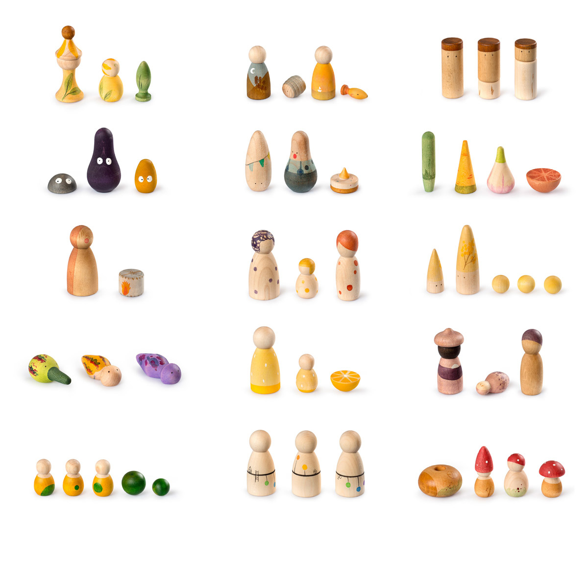 grapat幸运盲盒木头过家家玩具