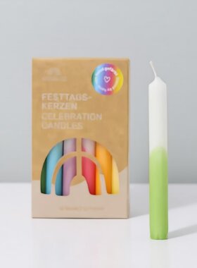 格林彩虹手工蜡烛原木蛋糕架