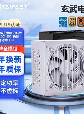 台速全新玄武全模组PC650W台式电脑主机电源额定550W600W750W铜牌