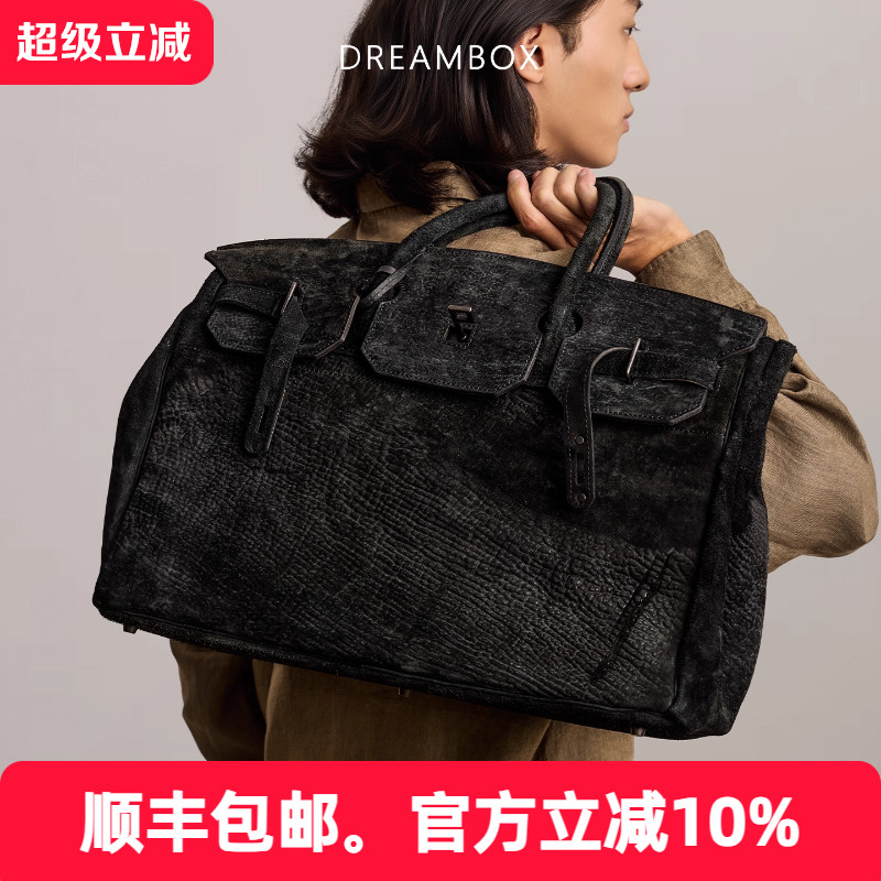 大容量旅行纯色轻奢手提包