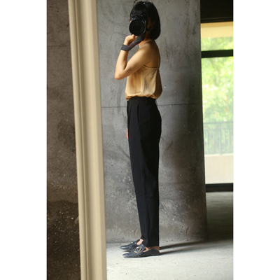 刚需款的黑色长裤 一万条也抵不过这一条王者 松弛有度又显瘦