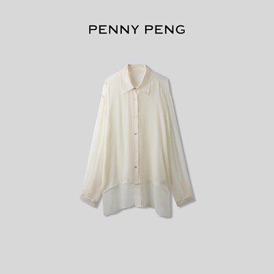 双门襟双层领设计感衬衫