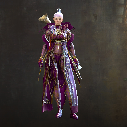 激战2丽莎华服套装商城道具黑狮宝石含wegame