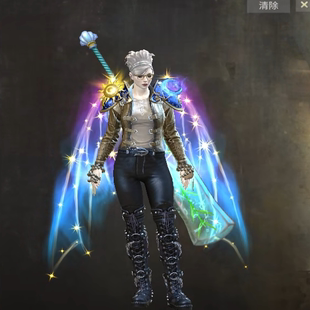 激战2晨与暮护肩皮肤商城道具黑狮宝石含wegame