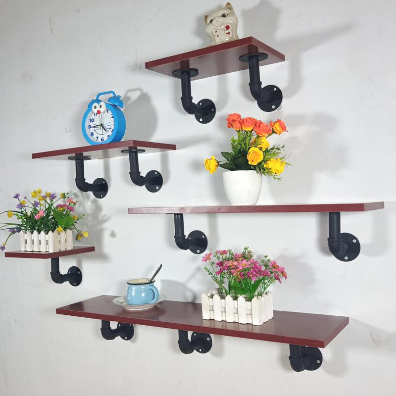 American style Retro Do the old Iron art Water pipe Shelf Wall hanging Shelf Wall Paint Laminate bookshelf wall Clothes hangerin the Residential furniture , Shelf , Shelf/Shelf  category - from Buy2taobao.com to provide professional Taobao agent buy service