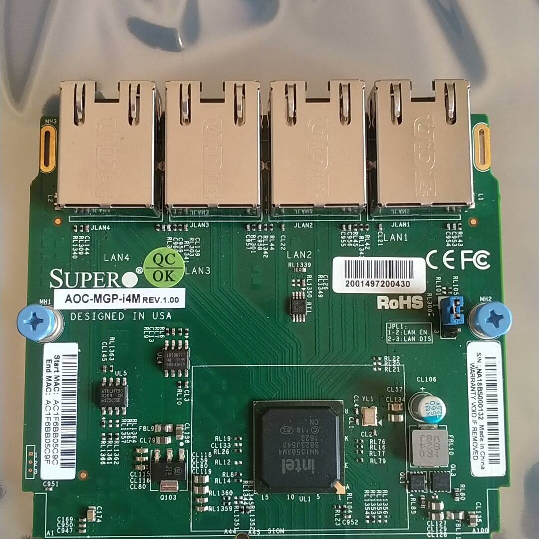 请询价-超微AOC-MGP-i4M I350AM4 四口千兆网卡
