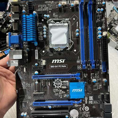 请询价；微星B85-G41 PC Mate大板  拆机2片