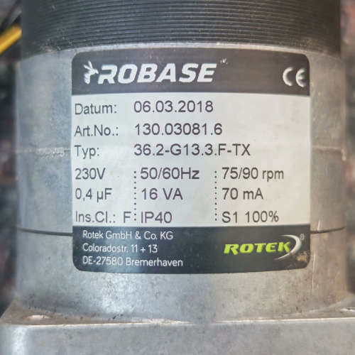 请询价；二手原装拆机ROTEK 36.2-G13.3.F-TX电机，