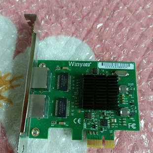 实物拍 双口千兆网卡 请询价；闲置一个全新winyao e575t2