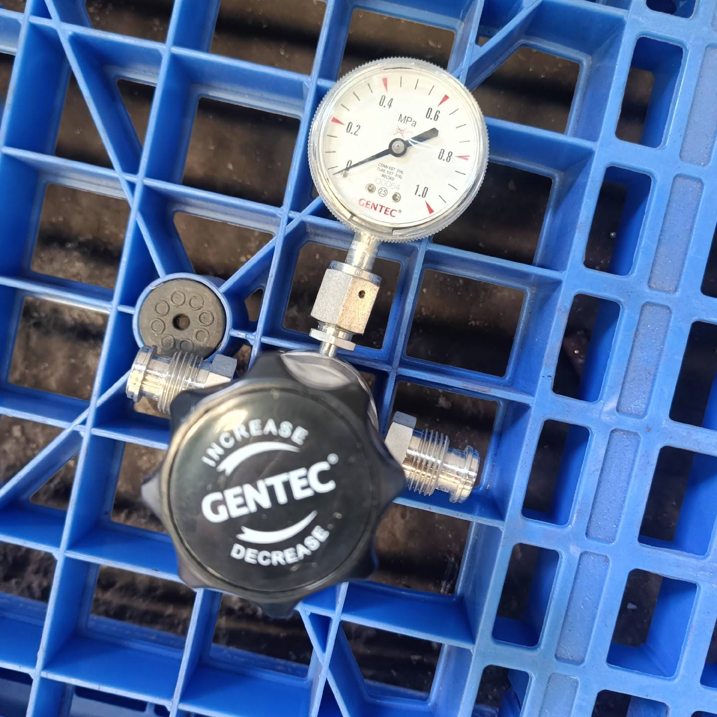 请询价-GENTEC捷锐 316L不锈钢手动调压阀 减压