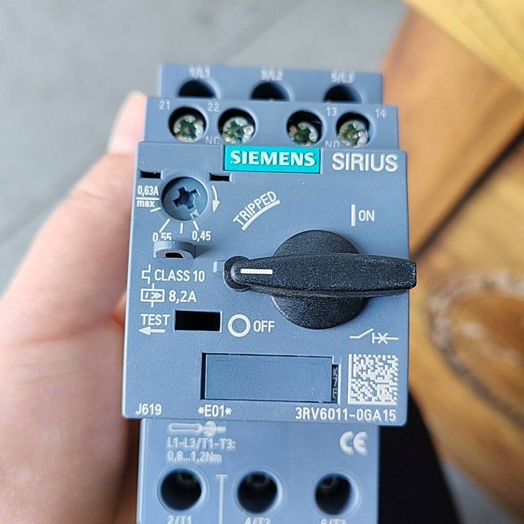 请询价-全新。马达保护器，3RV6011一0GA15，带