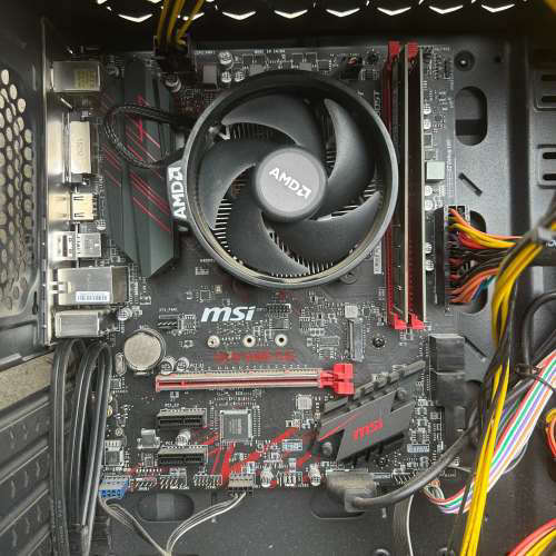 请询价；拆机微星B450M-GAMING PLUS套装