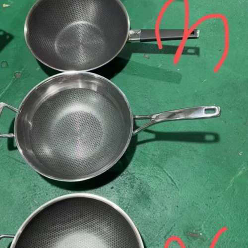 请询价；德国WMF福腾宝316不锈钢炒锅蜂窝不粘锅平底炒菜锅家用电