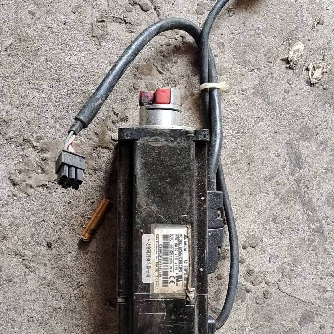 请询价-台达伺服电机ECMA-C20602FS，功率0.2KW，