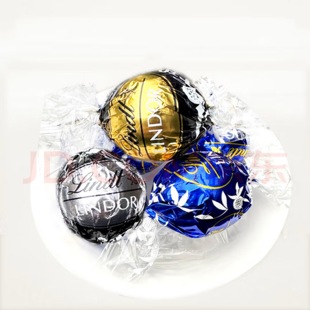进口Lindt瑞士莲软心巧克力60%70%黑巧克力休闲网红零食