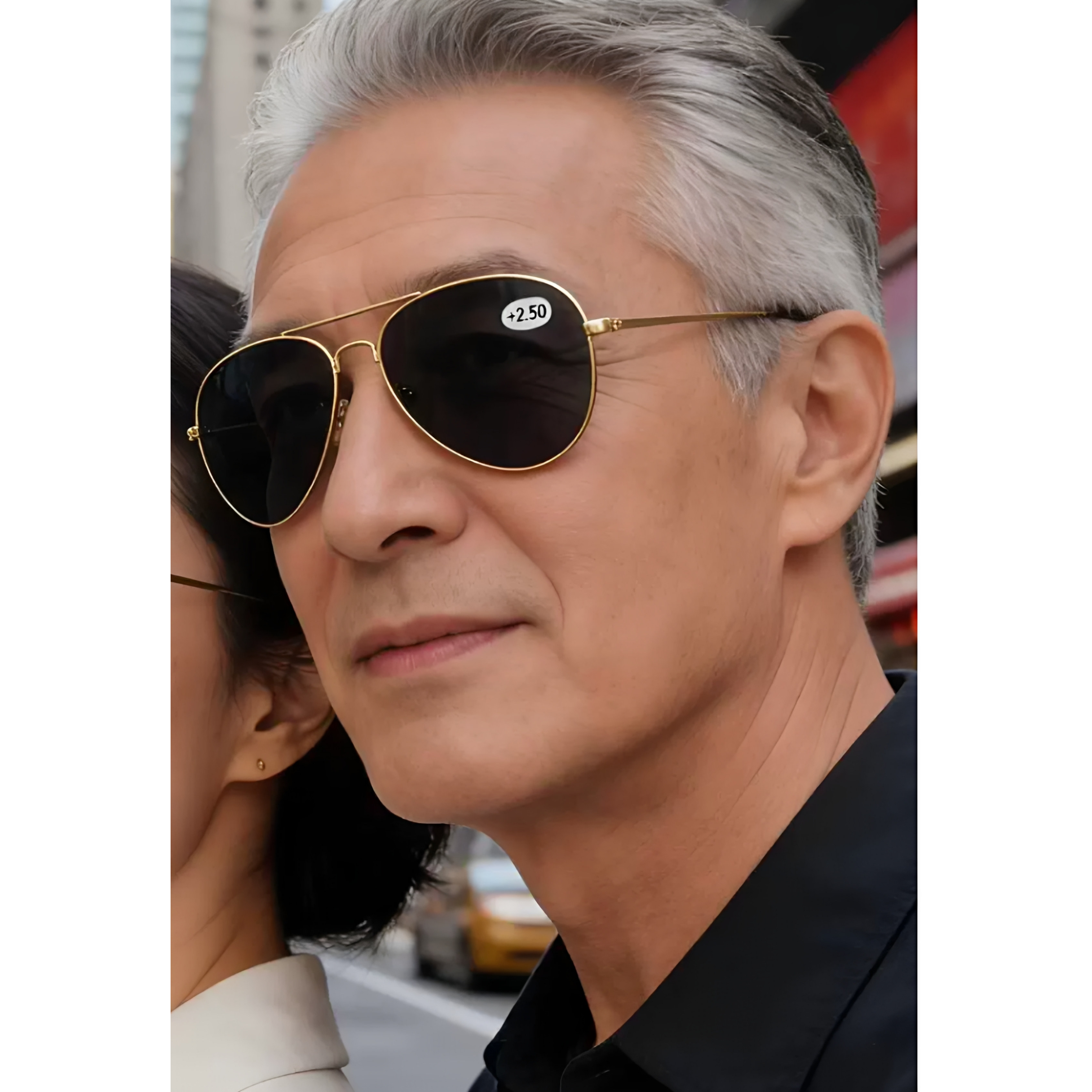 男士防紫外线墨镜老花