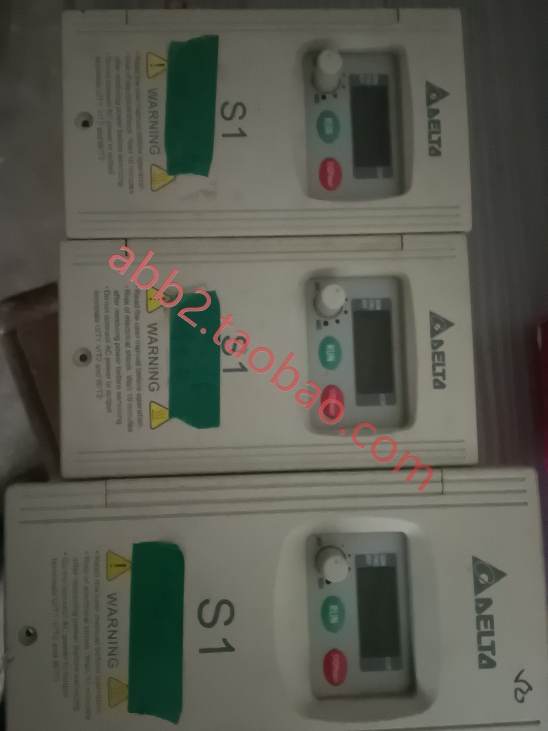 台达变频器 VFD007S43A*2台/VF D015S43D*1台-议价