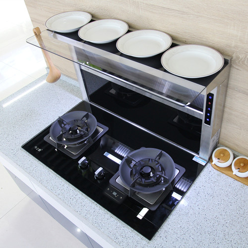 分体式集成灶下排油烟机